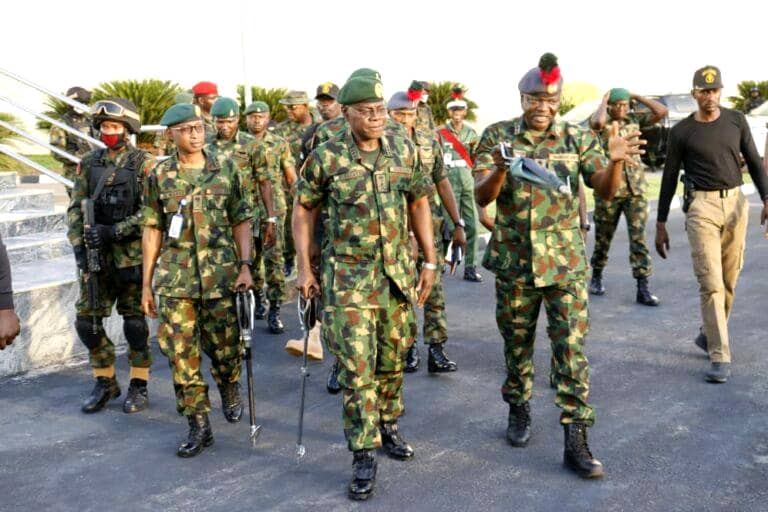 Christmas: COAS, CAS celebrate with troops in Maiduguri