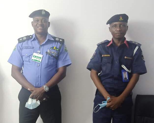 NSCDC LAGOS COMMAND’S PRO CONGRATULATES CSP OLUMUYIWA ADEJOBI AS HE TAKES OVER FROM CP FRANK MBA