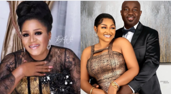 Kazim Adeoti’s wife drags Mercy Aigbe for marrying his Husband – I brought you close as a friend because i liked you but you paid me back by sleeping with my Husband.