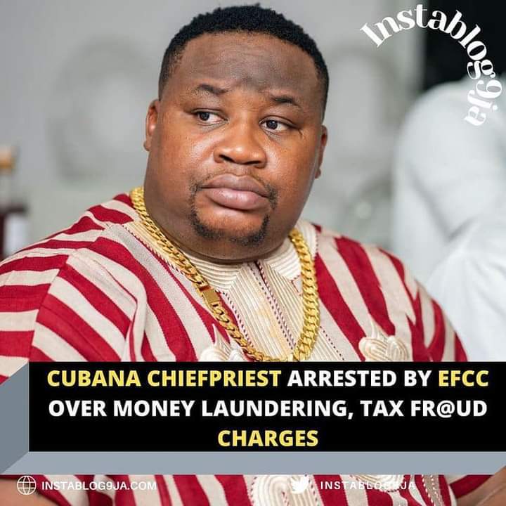 Cubana Chiefpriest arrested by EFCC over money laundering, tax fr@ud charges