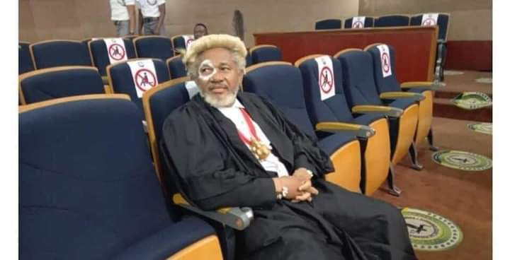 RELIGION: Human Rights Lawyer, Chief Malcolm Omirhobo, Storms Supreme Court Dressed In Native Doctor Attire.