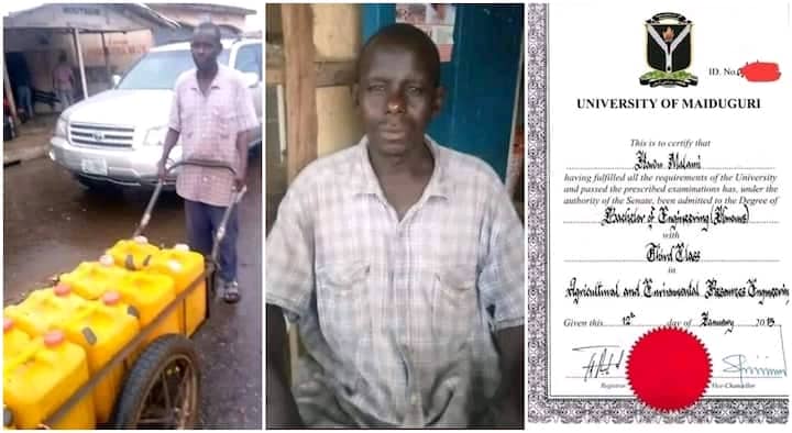 “He Was My Roommate”: UNIMAID Graduate Seen Pushing Truck to Survive