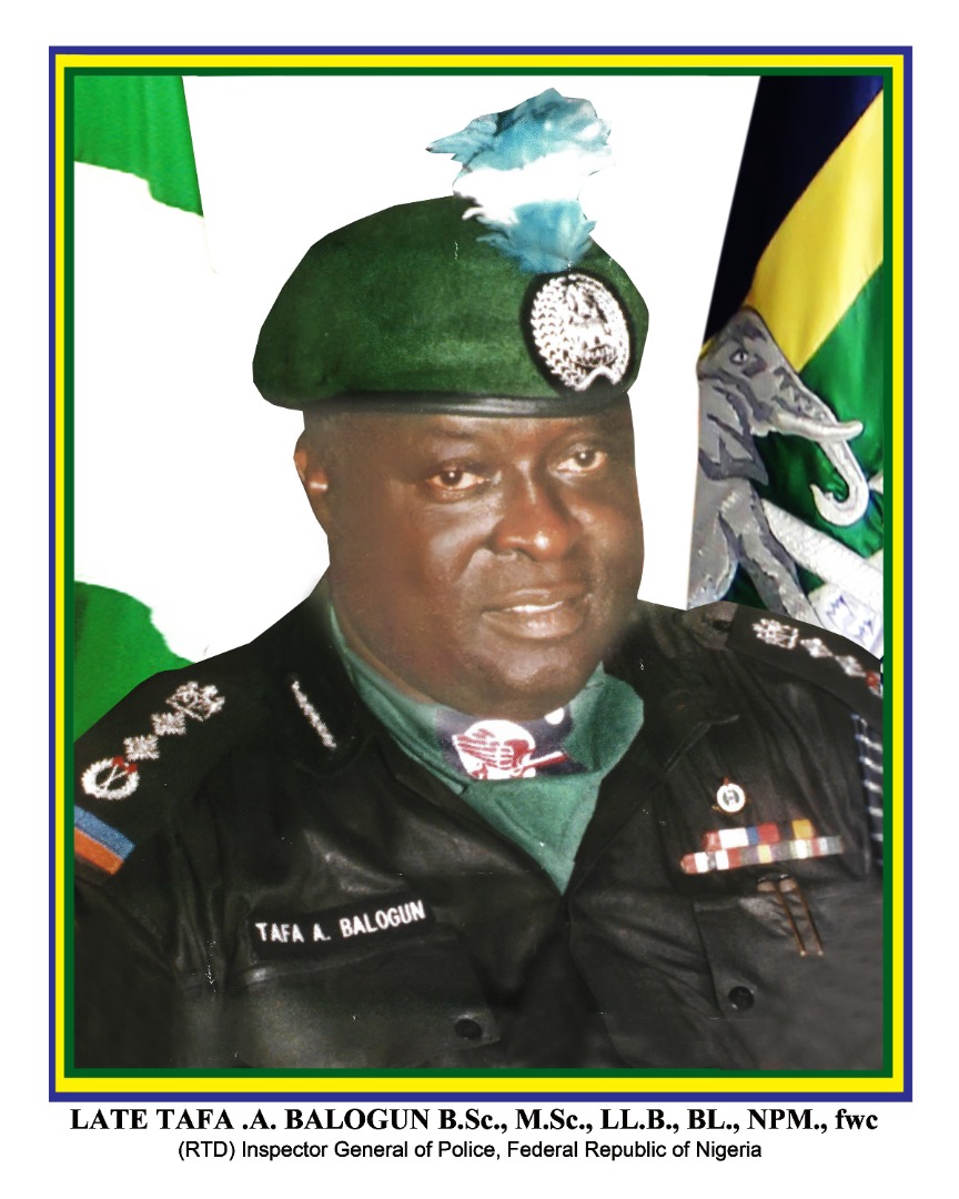 BIOGRAPHY OF LATE IGP RTD. TAFA ADEBAYO BALOGUN, CFR, NPM.