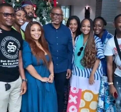 Adeleke Family And Peter Obi Pictured Together At The Airport