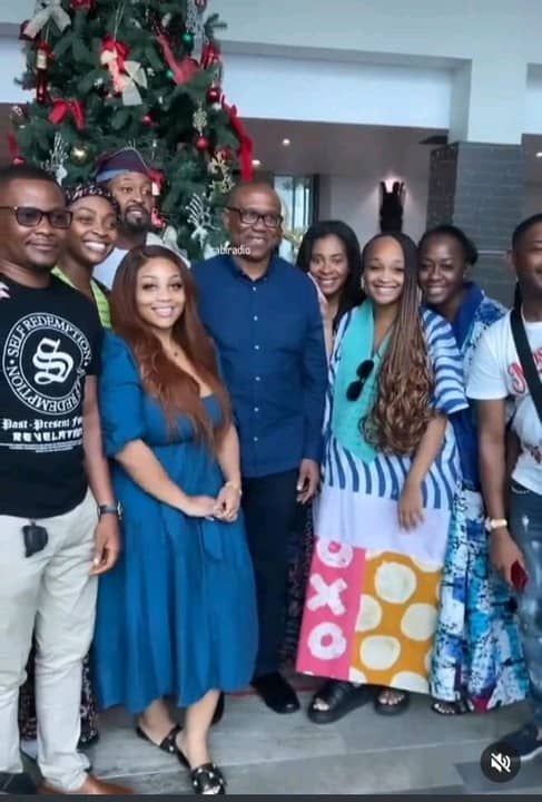 Adeleke Family And Peter Obi Pictured Together At The Airport