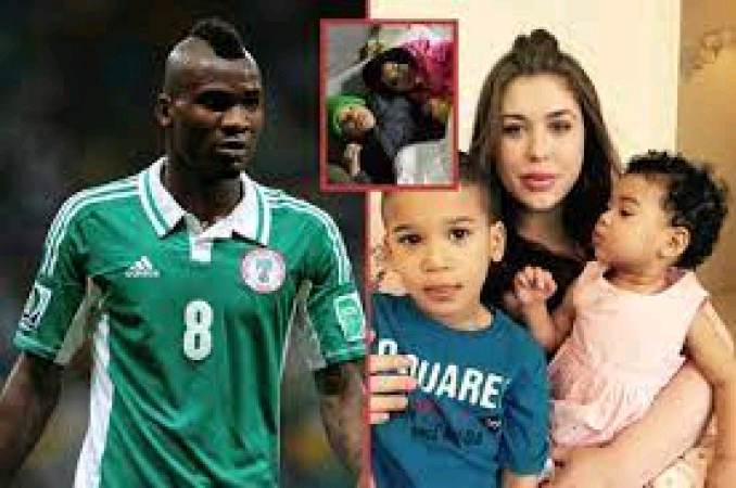 Ukrainian Lady accuses Ex-Eagles star Brown Ideye of fathering her children, abandoning them