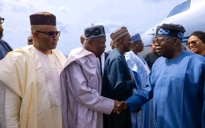 Tinubu Arrives Nigeria