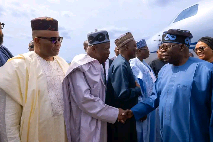 Tinubu Arrives Nigeria