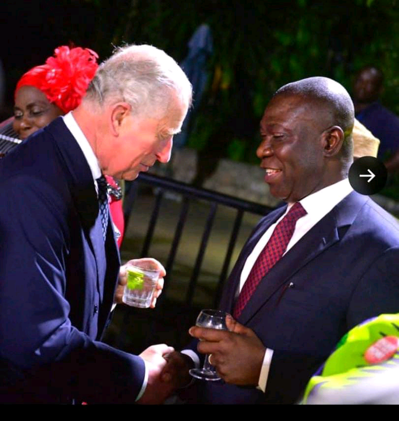 Throw Back  Of Then Prince Charles and DSP Ike Ekweremadu