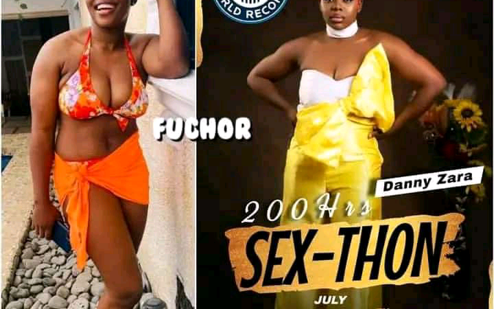 Lady Announces 200-Hour Sex Marathon To Break Guinness World Record; Ask Guys To Volunteer Themselves