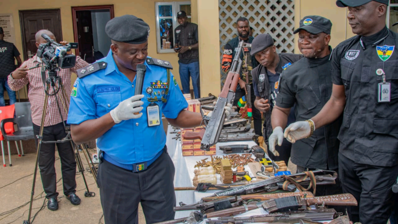 Police arrest 1,412 suspects, recover 350 arms, 4,055 ammunitions in two months – Report