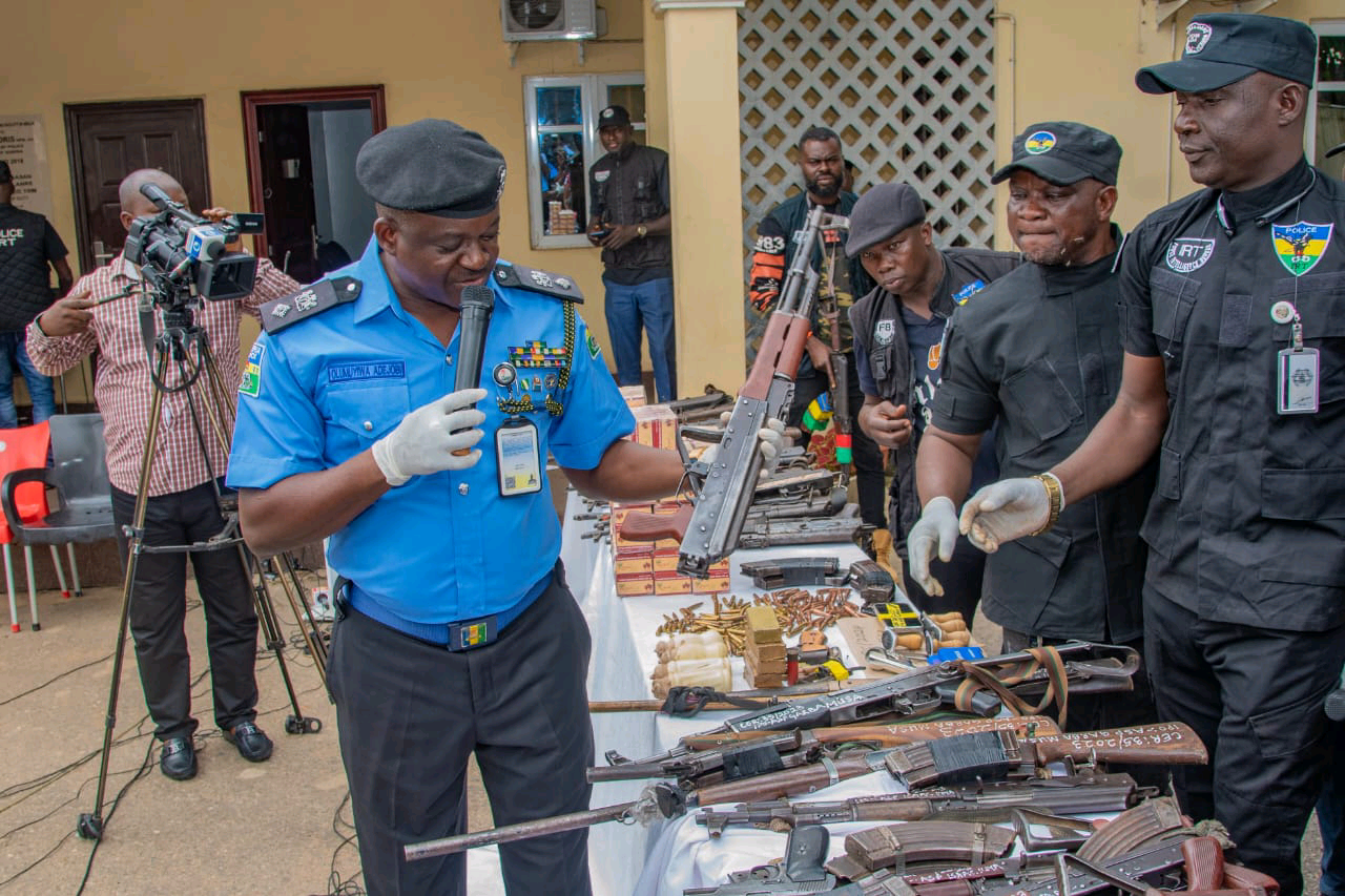 Police arrest 1,412 suspects, recover 350 arms, 4,055 ammunitions in two months – Report