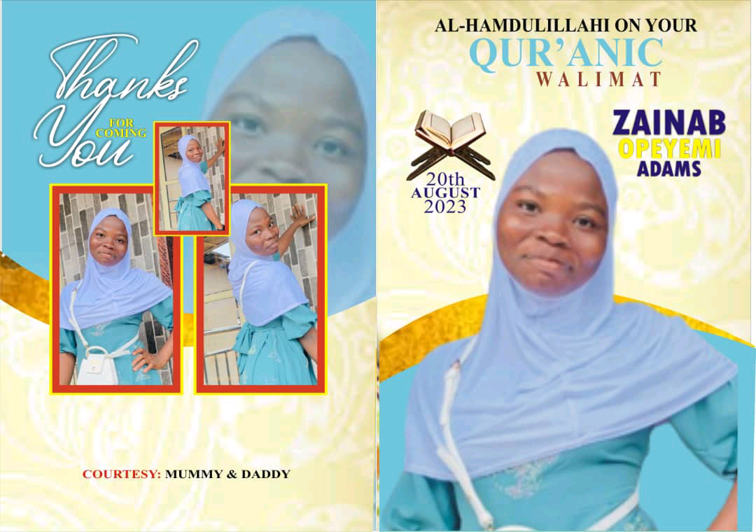 Zainab Adams, Others Graduate