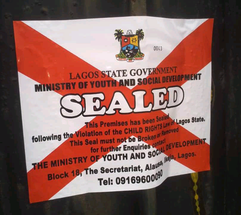 Holy Infant Orphanage Home Sealed by Lagos State Government – Lagos Police