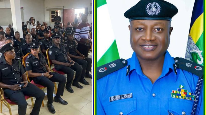 CP Adeoye made symbolic decoration of two hundred and eighty eight promoted police officers