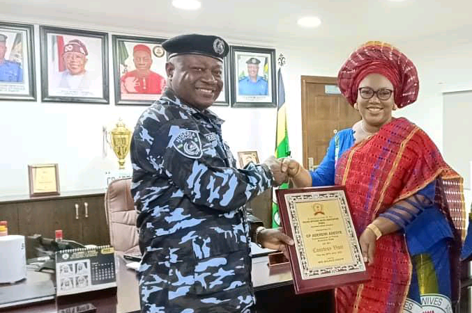 Anambra POWA Chairperson and Executive Pay Courtesy Call on Commisioner of Police