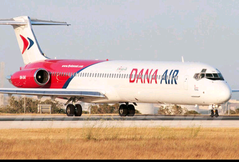 Dana Air plane develops fault before take-off