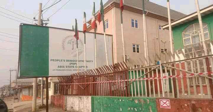 Abia govt agency seals PDP secretariat