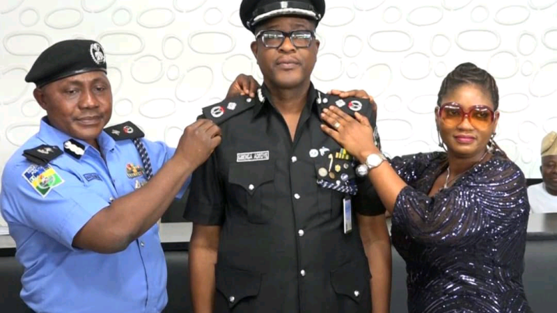 AIG Durosinmi, CP Fayoade Decorates DCP Gbenga Adeoye, DCP Olubode Fakeye, Others