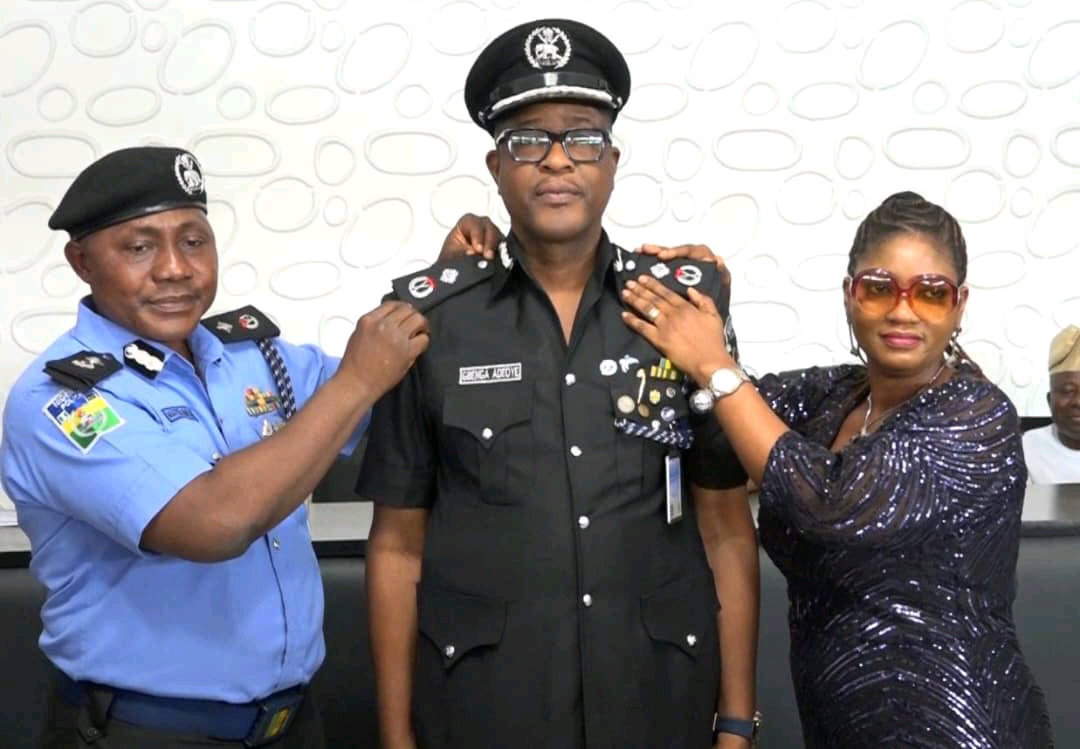 AIG Durosinmi, CP Fayoade Decorates DCP Gbenga Adeoye, DCP Olubode Fakeye, Others