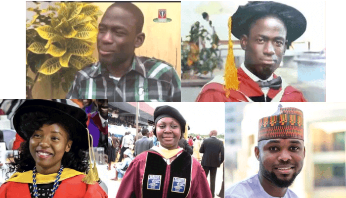 The 5 youngest Ph.D. holders in Africa