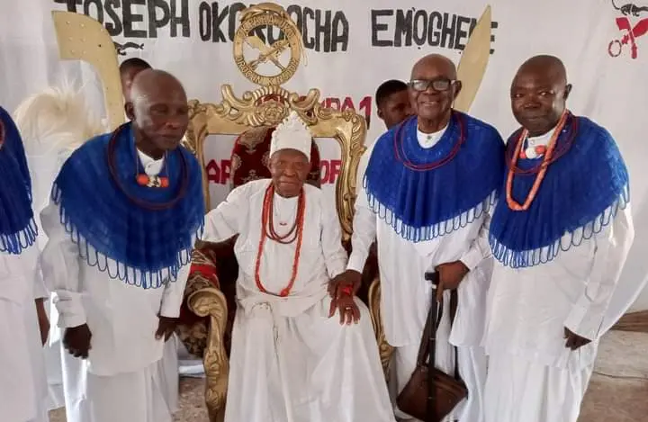 Emoghene Joseph Okorocha Osokpa Installed As Okpara-Uku King