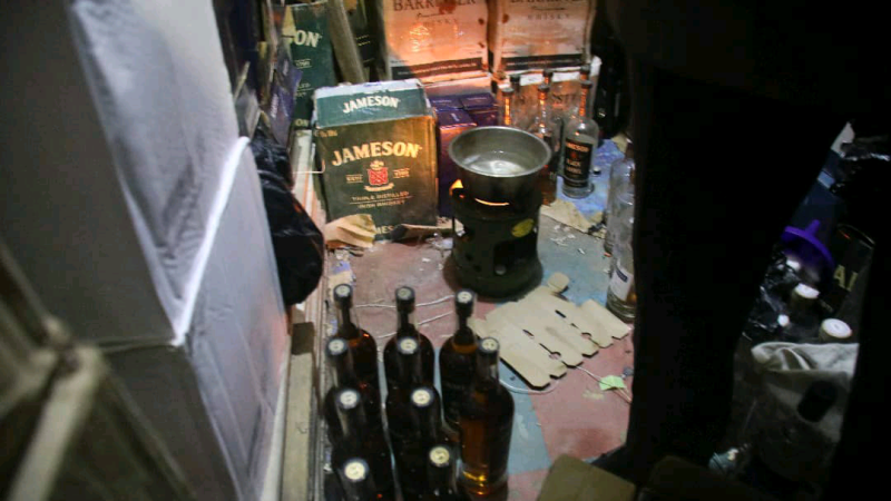 NAFDAC Uncovers Illegal Alcohol Production Factory In Lagos Island