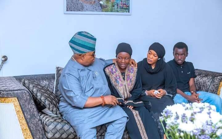 GOVERNOR ADELEKE VISITS MRS LAGBAJA ON CONDOLENCE, PLEDGES STATE SUPPORT FOR THE FAMILY