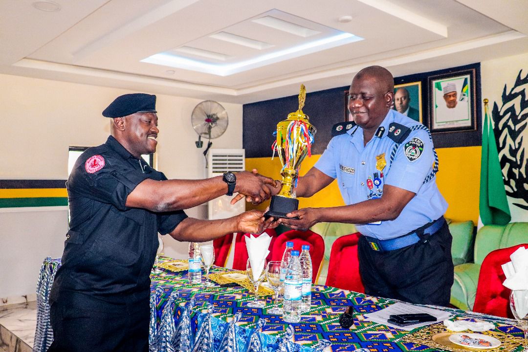 In The Line Of Duty: CSP Julian Wealth Igbudu, Inspector Blessing Ozii Gets CP Bala Commendation Award.