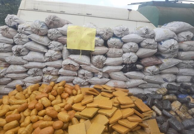 Nigeria Customs Intercepts 1,958kg Of Cannabis In Lagos