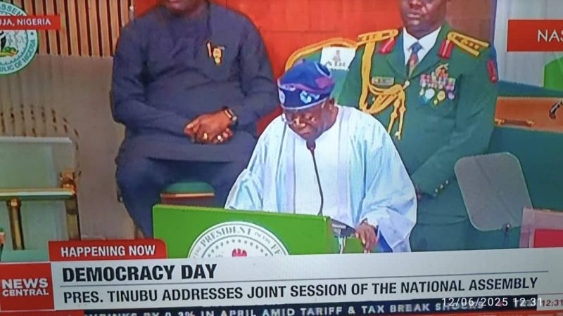 Full Text: Tinubu’s Democracy Day Address At The National Assembly
