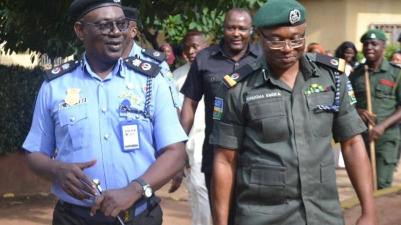 CP ORUTUGU BEGINS TOUR OF POLICE FORMATIONS IN THE COMMAND