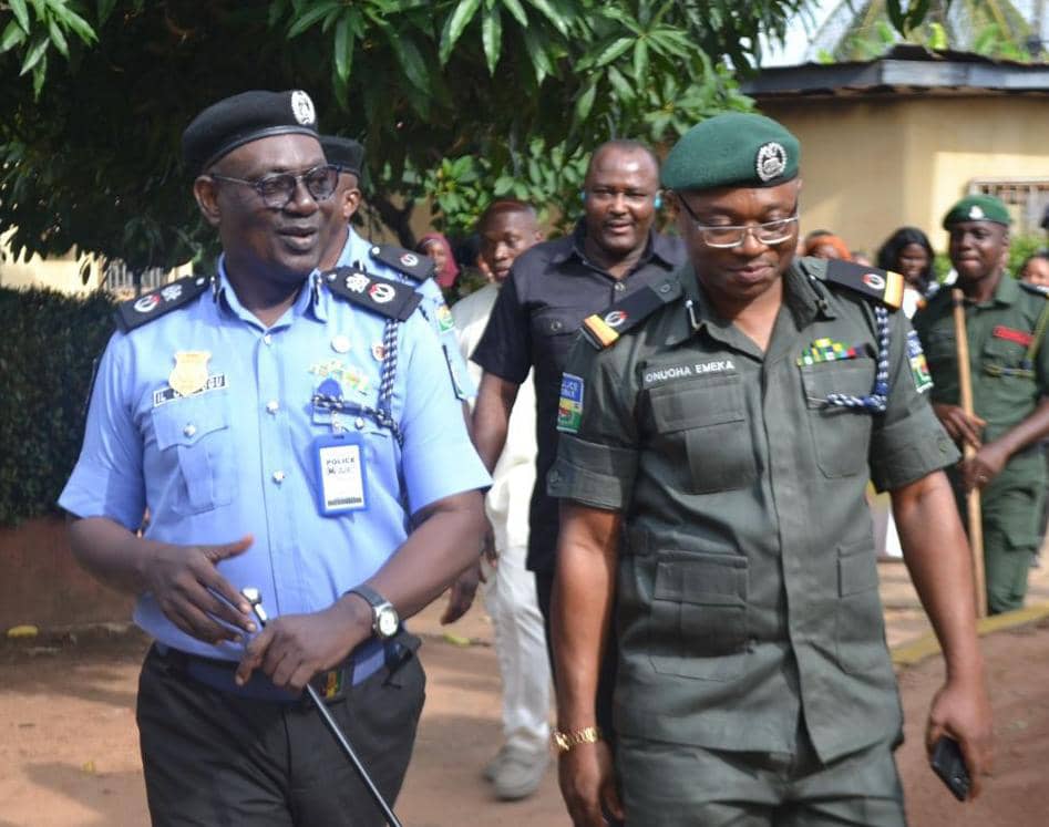CP ORUTUGU BEGINS TOUR OF POLICE FORMATIONS IN THE COMMAND