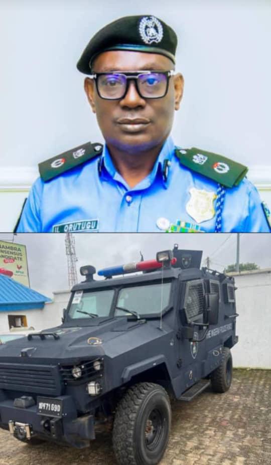 CP Orutugu reaffirms its commitment to protecting lives and property after taking delivery of APC to boost operational capacity.