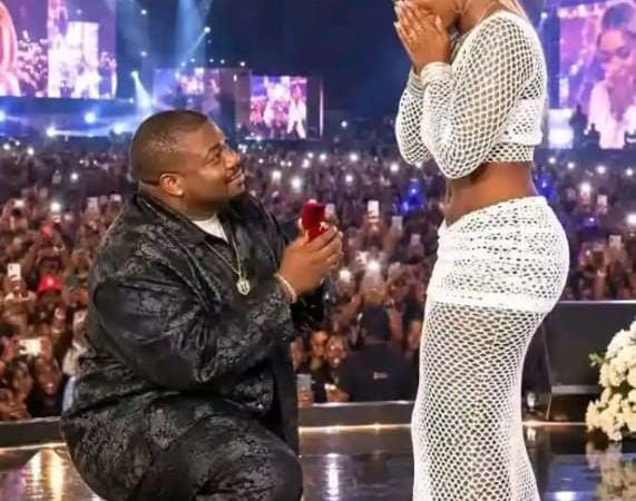 JOY FLOWS AS DON JAZZY PROPOSES TO TIWA SAVAGE — AND SHE SAID YES!