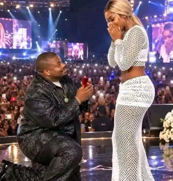 JOY FLOWS AS DON JAZZY PROPOSES TO TIWA SAVAGE — AND SHE SAID YES!